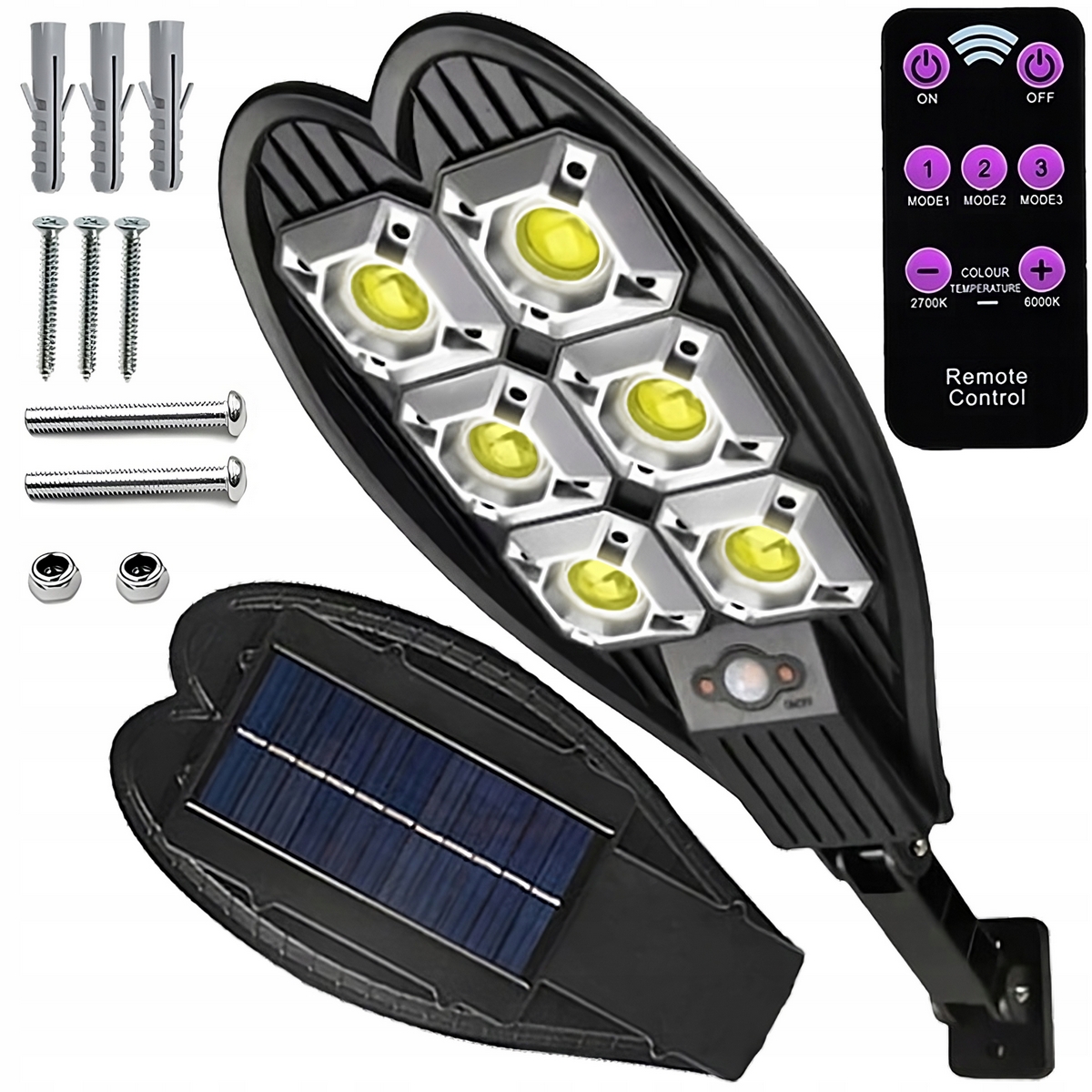 Pouličné svietidlo ARSA GO 450 W 7000 lm, na batérie, solárne napájanie
